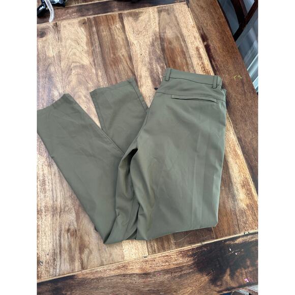 Jack Archer Men's Olive Green Jetsetter Slim Fit Tech Chino Pant Size 32 - Picture 8 of 10